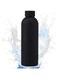 QUEENADA Stainless Steel Water Bottle - 1000ml Insulated Water Bottle for Sports and Travel, Hot Cold Thermos(Black)