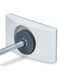 Wall Nanny - Baby Gate Wall Protector (Made in USA) Protect Walls &amp; Doorways from Pet &amp; Dog Gates - No Safety Hazard on Bottom Spindles - for Child Pressure Mounted Stair Safety Gate Wall Cup - 4-Pack