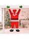 Pyhlhy Life Size Hanging Santa Claus Christmas Decorations,Climbing Hanging Santa Claus Christmas Decor Props On The Roof Gutters Eaves Chimney Tree Window New Year Christmas Decorations (66 inch)