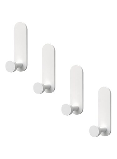 Sticky Wall Hooks, Adhesive Wall Hooks, Wall Mount Hangers, Heavy Duty Hooks, Wall Hangers, Stick on Hook Rack, Clothes Hanging Hooks, Removable Towel Hook for Bathroom Kitchen