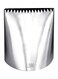 Decorative Icing Nozzle Silver 4.7x5cm