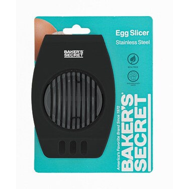 Secret Plastic Egg Slicer 13.5cm &acirc;&euro;&ldquo; Easy-to-Use Kitchen Tool for Evenly Slicing Eggs and Soft Fruits