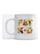 Mug Fat Kid for Coffee and Tea White