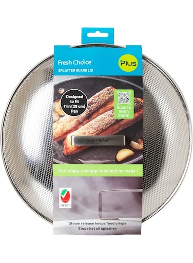 Choice Splatter Guard Lid 28 cm Stainless Steel Frying Cover