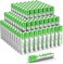 Lepro AAA Alkaline Batteries 100 Pack, 1200mAh Triple A Battery with Anti-Leakage Technology, High Capacity, Long Lasting Power, 1.5 Volt LR03 MN2400 AAA Battery Pack for Clocks Remotes Mouse Torch