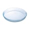 Pyrex Bake&amp;Enjoy 25cm Round Flan Dish - 1.1L Borosilicate Glass for Perfect Sweet &amp; Savory Baking