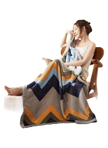 Cardin Flannel Blanket, Ultra-Soft Class A Throw, Nap Blanket, Air Conditioning Blanket, Thickened Nap Blanket, Towel Blanket, Cover Blanket, 150*200Cm