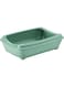 Moderna Arist-O-Tray-Cat Litter Tray 49.9 x 37.6 x 13.8 cm (With Rim)-Green