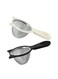 2 Pcs Cat Design Mesh Strainer Set, Stainless Steel Fine Kitchen Colander, Handle with Measuring Spoon, Flour Sifter for Baking, Kefir, Juice, Coffee Powder