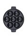 7 Pits Aluminum Appam Maker Black 20.3x17x2.8cm