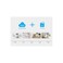 Smart Security Camera with IR Sensor, 340&deg; Pan Rotation, TF Card Slot, Two-Way Audio, White