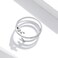 S925 Sterling Silver Multi-loop Wicker Women Open Ring