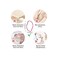 Crystal Hair Removal Eraser &ndash; Reusable Painless Hair Remover &amp; Skin Exfoliator (Rose Pink)