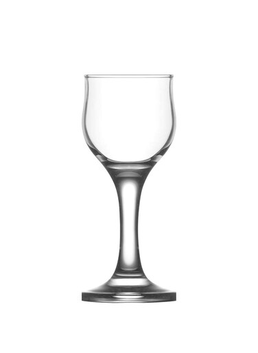 6 Pieces Nevakar Liqueur Glass Set 55 Ml - Clear
