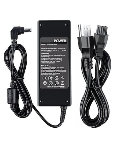 19.5V 4.7A 90W for Sony Ac Adapter Laptop Computer Charger Notebook PC Power Cord Supply Source Plug Connector Size: 6.5X4.4mm