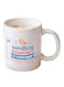 Your Wall Do Something Creative Everyday Printed Coffee Mug White/Blue/Orange