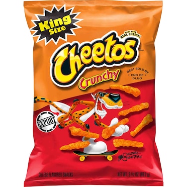 Cheetos Cheese Flavoured Crunchy Chips, 99.2g