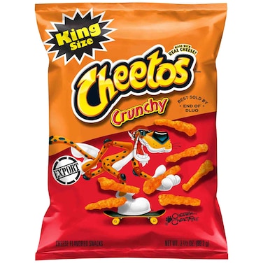 Cheetos Crunchy Cheesy Flavored Corn Snacks, 99.2g