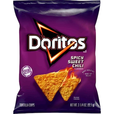 Doritos Spicy Sweet Chili Flavoured Tortilla Chips, 92.1g