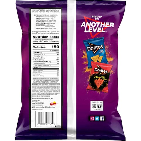Doritos Spicy Sweet Chili Flavoured Tortilla Chips, 311.8g