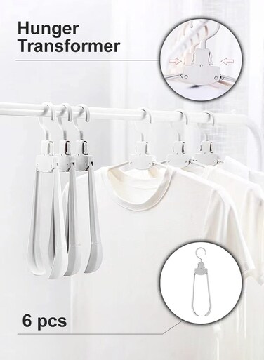 DIAMOND Folding Clothes hangers 6 pieces Transformer