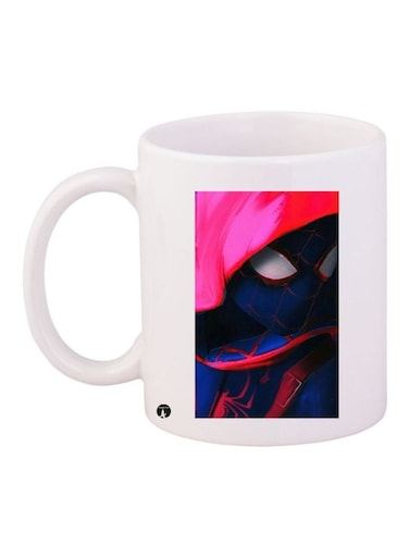 Spider-Man Printed Coffee Mug White/Pink/Blue