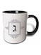 Printed Ceramic Mug White/Black