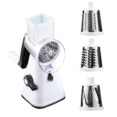 Manual Roller Vegetable Shredder White 28 x 14 x 17cm