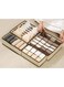 4 Pcs Underwear Drawer Organizers Divider, Closet Socks Organizer and Storage Boxes for Lingerie, Bra, Undies (Malibu Beige)