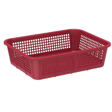 سلة فواكه كوزموبلاست بألوان متنوعة، بحجم 36x27x10 سم.