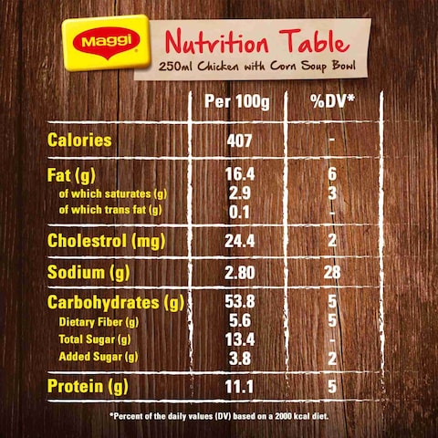 Nestle Maggi Excellence Chicken Sour With Corn Soup 47g Pack of 10