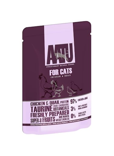 AATU Chicken &amp; Quail Wet Cat Food 85g