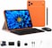 M48 Android 15 Tablet 10.1-Inch HD Display, 12GB RAM + 512GB ROM, 10000mAh Battery, Dual SIM, 8MP Front Camera, 20MP Rear Camera, Complete Productivity Bundle &ndash; Keyboard, Mouse, Stylus &amp; Case-Orange