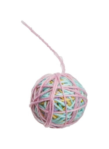 All For Paws Knotty Habit Yarn Ball Toy for Cats, 1.05 kg