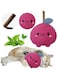 Durable Interactive Catnip Toys - 2PCS Teething Silvervine Stick and Chewable Cat Doll for Your Pet's Entertainment (Onion Red)