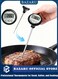 120mm Stainless Steel Milk Frothing Thermometer &acirc;&euro;&ldquo; Calibratable Barista Dial Thermometer with Color-Coded Zones for Perfect Latte, Cappuccino &amp; Coffee Drinks