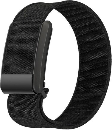 SPECTON Nylon Sport Replacement Band Compatible with Whoop 4.0 Band, Soft and Comfortable Replacement Strap - BLACK