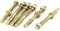 AL ARQAM Yellow Zinc Plated Expansion Bolt Anchors Gecko Car Repair Bolts M12x120mm 6pcs
