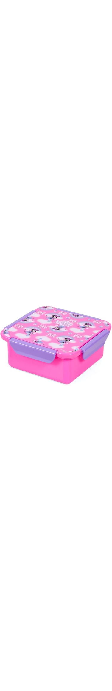 Eazy Kids Disney Minnie Mouse Snack/Lunch Box - Pink (650ml)