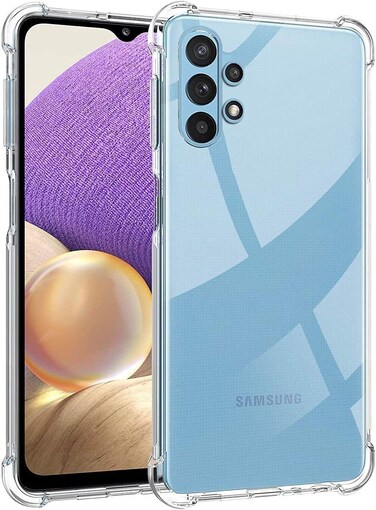 Case for Samsung Galaxy A32 4G Case Cover Back Air Cushion Soft Silicone Shockproof Anti-Scratch Protective Bumper Shell Corner for Samsung Galaxy A32 4G