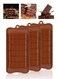 PCS Break Apart Chocolate Moulds Silicone Candy Molds, Chocolate Molds Non Stick Reusable DIY Baking Molds Candy Protein and Energy Bar Molds