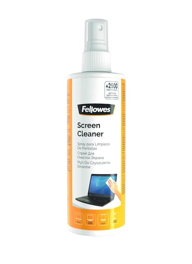 Fellowes 250ml Screen Cleaning Spray for Home and Office Monitor/Laptop/iPad/Mobile Phone/Tablet