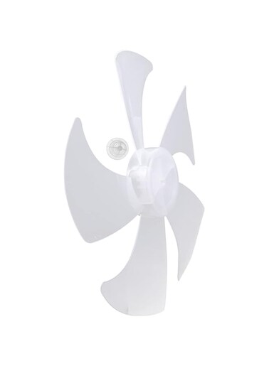 ORFOFE 14 Floor Fan Blade White Ceiling Fans Household Fans White Accessories Fan Replacement Blades Holmes Box Fan Refrigerator Parts Standing Pedestal Fan Accessory Fan Supply Plastic