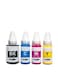 ink 490 for Canon Set (4-Pack Black Cyan Magenta Yellow) Ink for GI 490 for PIXMA G3400 G2400 G1400 G4400 G1411 G2411 G3411 G4411 G4410 G3410