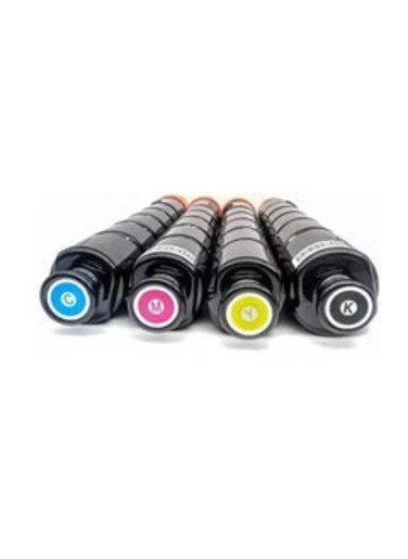 COMPATIBLE TONER  C-EXV 65 Original Toner Cartridge - Bundle COMPATIBLE TONER FOR Canon CEXV-65 4-Color Toner Set for IRC 3326i