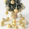 24 pcs 3CM Christmas Tree Baubles Balls Decor Hanging Ornament for Xmas, Christmas Christmas Tree Decoration Ornament - Christmas Decorations Items - Christmas Gifts (24 Pcs) Gold