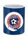 France Printed Ceramic Mug Blue/White/Red