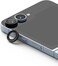 Samsung Galaxy Z Flip 6 Camera Lens Protector, [Installation Tray] 9H Tempered Glass Camera Cover Screen Protector Metal Individual Ring for Samsung Galaxy Z Flip 6 Black