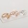 2 PCS Charms Tolive Tree Branch Leaves Adjustable Open Ring for Women(Silver)