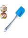 Premium Heat Resistant Blue Silicone Spatula &acirc;&euro;&ldquo; BPA Free Food Grade Flexible Rubber Scraper, Detachable Head for Easy Cleaning, Acrylic Handle with Hanging Hole, Non-Stick Cooking Baking Mixing Spatula for Home Kitchens, Restaurants, Bakeries, Cooking Classes, Professional Chefs, and Everyday Cooking &amp; Baking